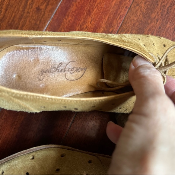 Rachel Comey Anthropologie Suede Laced Oxfords Heels size 6.5 - Picture 9 of 9